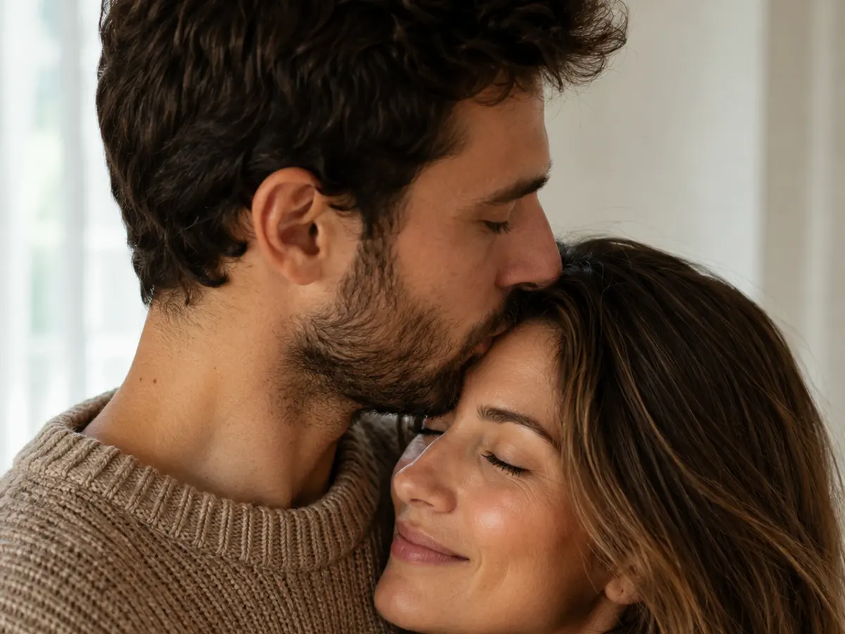 Forehead kiss option image