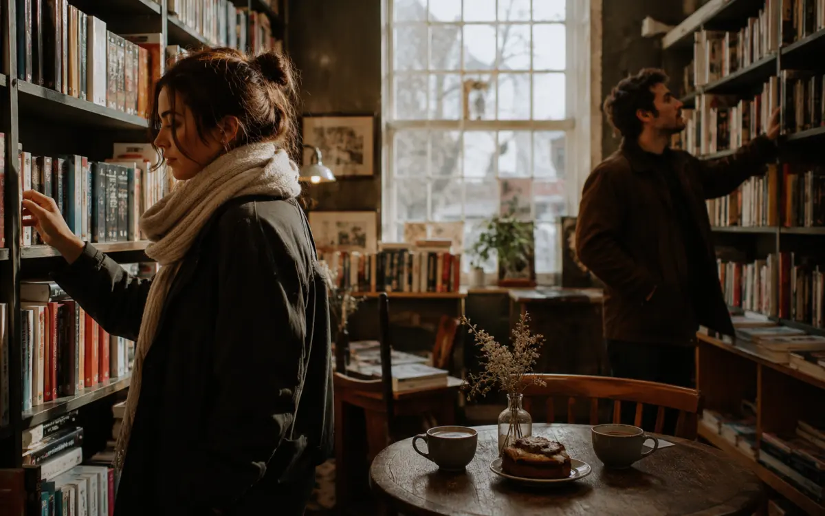 Bookstore and dessert option image