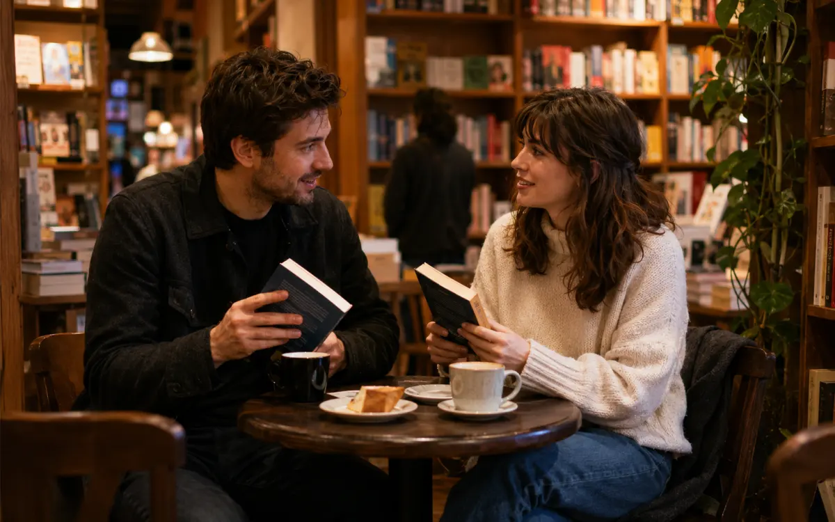 Bookstore and dessert option image