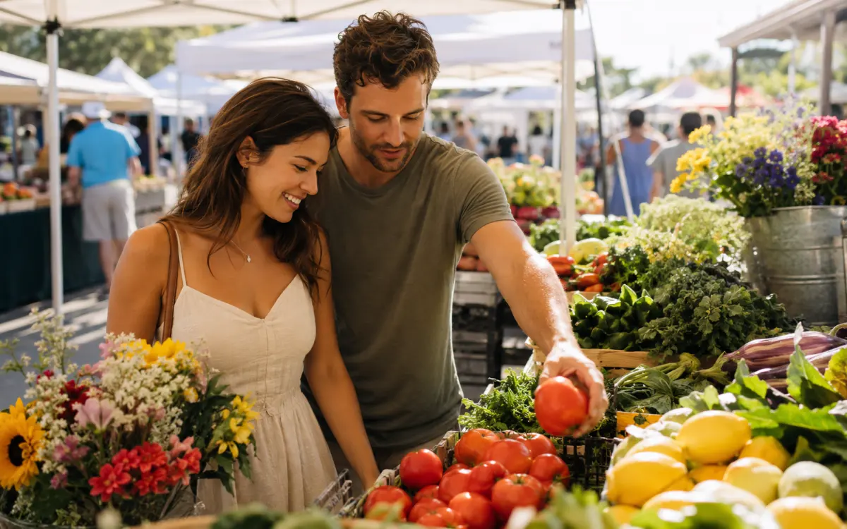 Farmers market stroll option image
