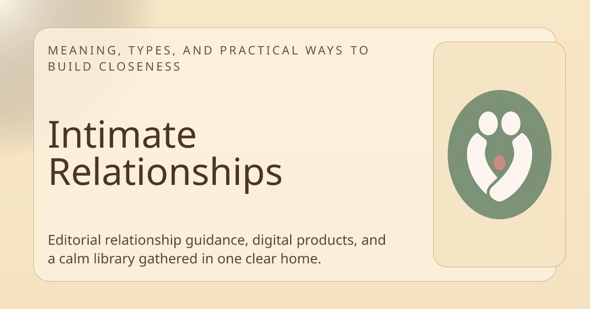 Intimate Relationships